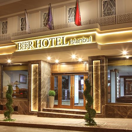 Berr Hotel Istanbul Exterior foto